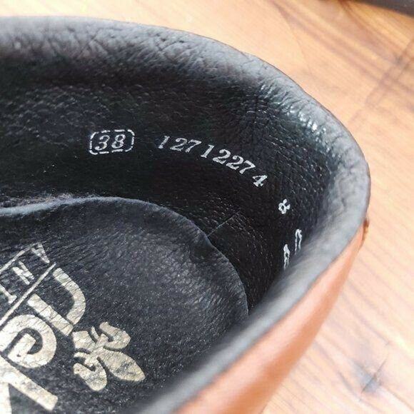 Rieker Womens Shoes Size 8 Brown Wide Fit Slip On Casual Leather Round Toe - Picture 6 of 11